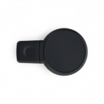 Clé USB avec design circulaire original et finition en caoutchouc couleur noir