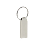 Clé USB en métal personnalisé mince et petit avec porte couleur argenté