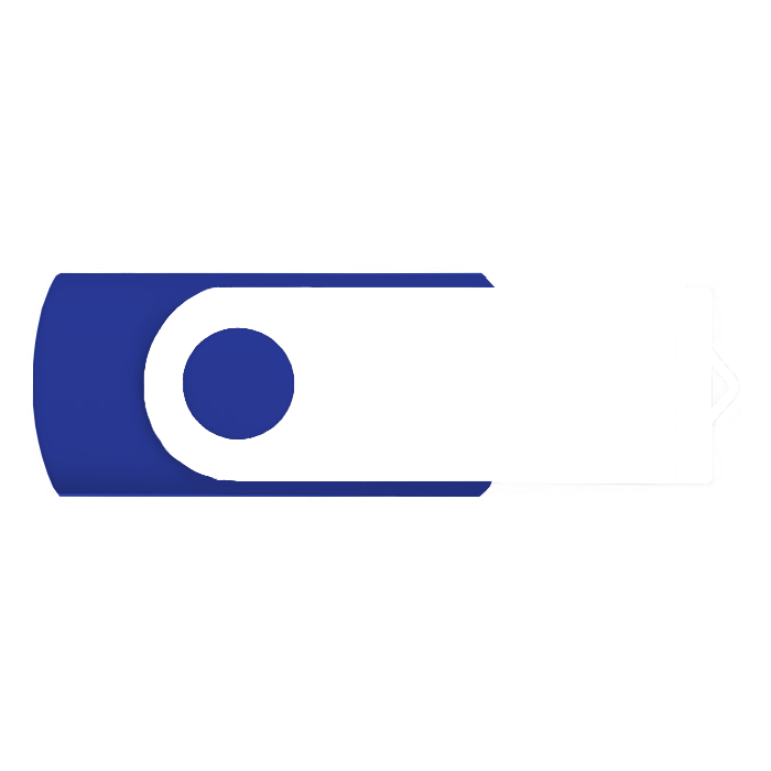 Clé USB 3.0 avec impression du clip en couleur Techmate Fullcolor 3.0 couleur bleu