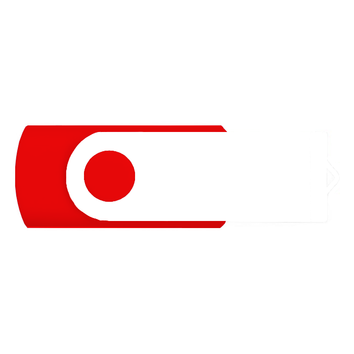 Clé USB 3.0 avec impression du clip en couleur Techmate Fullcolor 3.0 couleur rouge