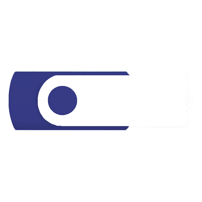 Clé USB 3.0 avec impression du clip en couleur Techmate Fullcolor 3.0 couleur bleu roi
