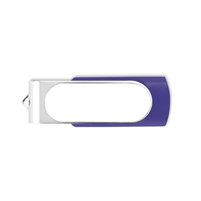 Clé USB 3.0 avec goutte de résine et clip rotatif Techmate Relief 3.0 couleur violet
