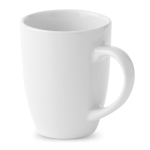 Mug personnalisés arrondie et étroite de 300 ml Crescent Plus couleur blanc deuxième vue