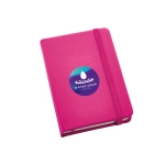 Carnets personnalisés aux couleurs vives A6 feuilles lisses Sketch couleur rose image avec logo