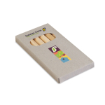 6 crayons de couleur pour enfants dans étui en carton Essential couleur multicolore cinquième vue principale