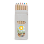 6 crayons de couleur pour enfants dans étui en carton Essential couleur multicolore