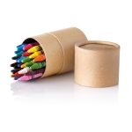 Boîte de 30 crayons de couleur à offrir Lápices Wax 30 couleur beige troisième vue