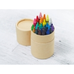 Boîte de 30 crayons de couleur à offrir Lápices Wax 30 couleur beige vue d'ambiance