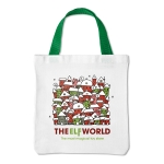 Sac en coton personnalisé à colorier avec des feutres 200 g/m2 Canvas couleur blanc vue principale