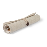 Trousse en jute et coton avec set d'écriture écologique Ecorol couleur beige deuxième vue