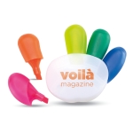 5 couleurs fluorescentes disposées en forme de main Give Me Five couleur multicolore deuxième vue principale