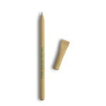 Stylo d'affaires écologique en carton recyclé avec encre bleue couleur beige deuxième vue principale