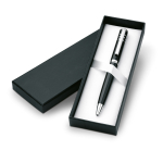 Stylo métal personnalisé brillants avec encre noire Executive couleur noir