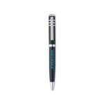 Stylo métal personnalisé brillants avec encre noire Executive couleur noir vue avec zone d'impression