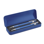 Lot pas cher de stylo automatique et porte-mine à encre bleue Color couleur bleu