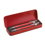 Lot pas cher de stylo automatique et porte-mine à encre bleue Color couleur rouge