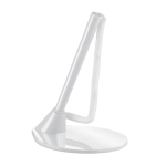 Stylo avec support et cordon élastique pour entreprise Budget couleur blanc