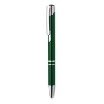 Stylos métalliques gravés populaires pour cadeaux en encre bleue Aster couleur vert deuxième vue
