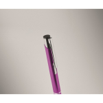 Stylos métalliques gravés populaires pour cadeaux en encre bleue quatrième vue photographique