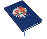 Carnet personnalisé pas cher en couleur vive A5 pages lisses Sketch couleur bleu