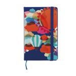Carnet personnalisé pas cher en couleur vive A5 pages lisses Sketch couleur bleu deuxième vue principale