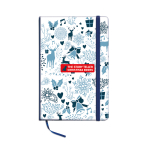 Carnet personnalisé pas cher en couleur vive A5 pages lisses Sketch couleur bleu vue principale