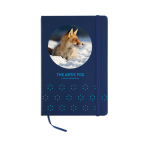 Carnet personnalisé pas cher en couleur vive A5 pages lisses Sketch couleur bleu deuxième vue principale