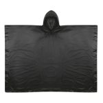 Imperméable personnalisé pour entreprises pliable en plastique Monsoon couleur noir deuxième vue