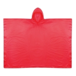 Imperméable personnalisé pour entreprises pliable en plastique Monsoon couleur rouge deuxième vue
