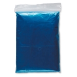 Imperméable pliable économique en plastique avec capuche Blizzard couleur bleu