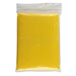 Imperméable pliable économique en plastique avec capuche Blizzard couleur jaune