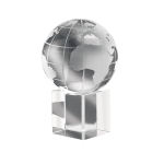 Presse-papier en verre en forme de globe terrestre Globe couleur transparent