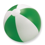 Ballon de plage avec option multicolore ou bicolore Waterfront couleur vert