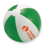 Ballon de plage avec option multicolore ou bicolore Waterfront couleur vert vue principale