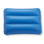 Tapis de plage publicitaire de forme rectangulaire Siesta couleur bleu