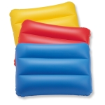 Tapis de plage publicitaire de forme rectangulaire Siesta couleur bleu deuxième vue