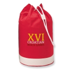 Sac marin publicitaire en coton 200 g/m2 de deux couleurs Marine couleur rouge vue principale