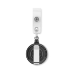 Porte-badge publicitaire pour salons avec clip métal Flex deuxième vue