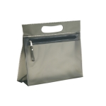 Trousse de toilette personnalisable en PVC transparent coloré Colors couleur noir