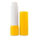 Baume à lèvres personnalisé avec logo vanille SPF 10 LipStick couleur jaune deuxième vue