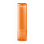 Baume à lèvres personnalisé avec logo vanille SPF 10 LipStick couleur orange transparent