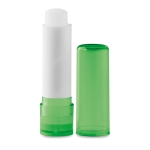 Baume à lèvres personnalisé avec logo vanille SPF 10 LipStick couleur vert lime transparent deuxième vue