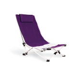 Chaise de plage avec votre logo et coussin Chaise Plage Sunnyside couleur violet