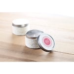 Bougies aromatiques dans une boîte en laiton pour décorer Fragrance couleur blanc quatrième vue d'ambiance 2