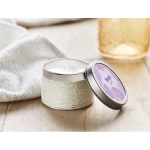 Bougies aromatiques dans une boîte en laiton pour décorer Fragrance couleur blanc quatrième vue prinicipale