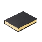 Bloc notes MemoPad couleur noir deuxième vue