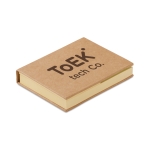 Bloc notes MemoPad couleur beige deuxième vue principale