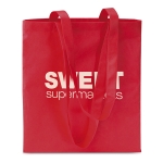 Sac non tissé coloré personnalisé pas cher 80 g/m2 Colors Long couleur rouge deuxième vue principale