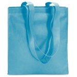 Sac non tissé coloré personnalisé pas cher 80 g/m2 Colors Long couleur turquoise