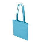 Sac non tissé coloré personnalisé pas cher 80 g/m2 Colors Long couleur turquoise deuxième vue